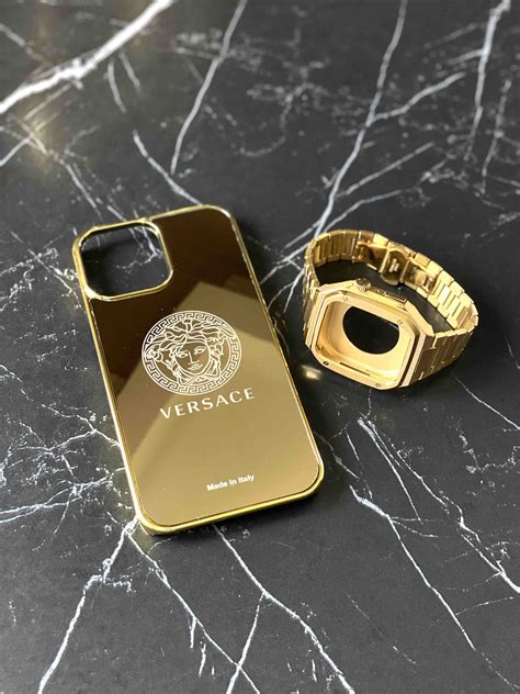 versace gold iphone case